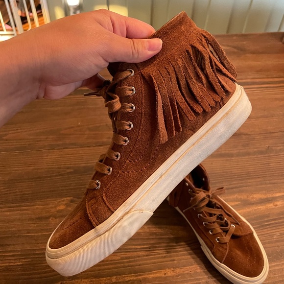 Vans suede sneaker with fringe - Picture 3 of 3